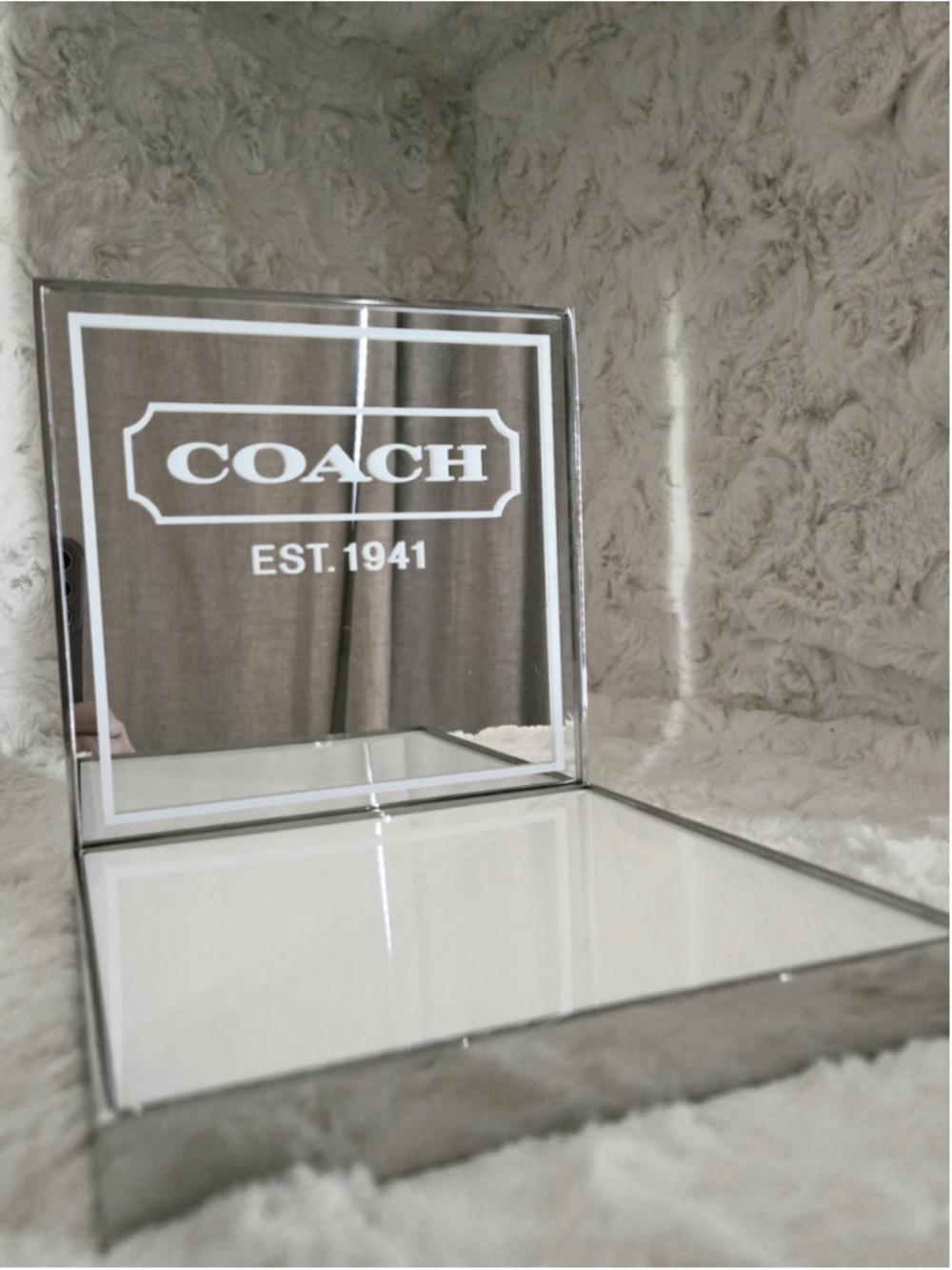 Rare Coach Mirrored Display Platform. Great Condition
